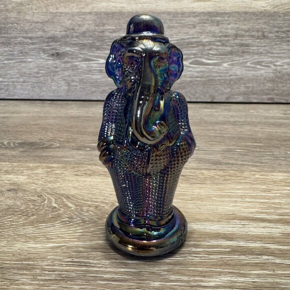 Vintage Summit Art Glass Russ Vogelsong Novelty Elephant Ron 12 - Picture 1 of 12
